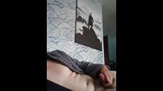 I jerk off my tired cock