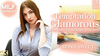 Temptation Glamorous Russian Language Teacher Milf Hotbody Vol1 - Mona Sweet - Kin8tengoku