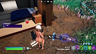 Fortnite gameplay (razor nude)