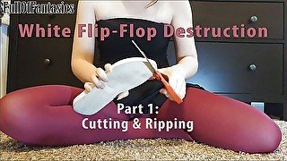 White Flip Flop Destruction (part 1)