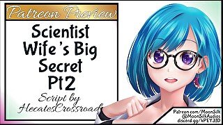 Your Scientist Wife's Big Secret pt 2 ! Patreon Preview