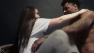 Black guy vs white girl interracial