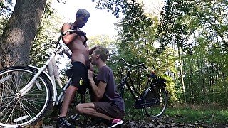 Blowjob In the Forest After A Bike Ride