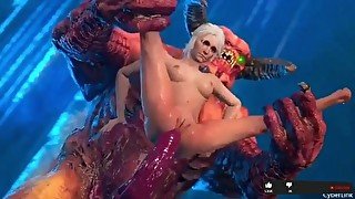 The Witcher Dezmall's Succubus Animation Forbidden Ritual Daemon-Girl