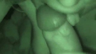 Lovely and sensual blowjob in the dark from shy lady