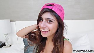 BANGBROS - Asante Stone Buries His BBC In Mia Khalifa's Tight Arab Pussy