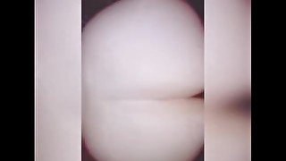 Phat ass white girl backing it up, sexy gordita culona