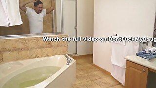 DON'T FUCK MY DAUGHTER - Teen Lexie Banderas Gets Her Pipes Cleaned By Plumber