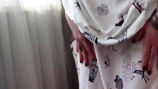 Passionate sex on balcony with petite redhead babe ends with huge cumshot - Ruda Cat