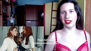 Shemale shiny_chiara porn reaction and cum eating