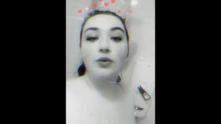 BBW taking sexy shower ( super wet) 