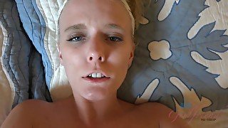 Elaina Raye - Her Little Face Got A Bunch Of Cum