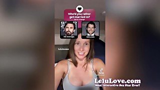 Babe flashes pussy while watching rocket launch, celebrity crushes, doing makeup & more - Lelu Love