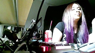 Candid Video Of My Girlfriend Smoking Cigarettes on Webcam