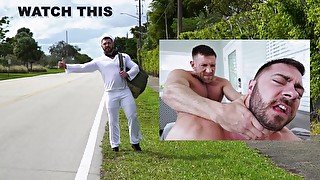 GAYWIRE - Bruce Beckham Fucks The Hitchhiking Sailor Derek Bolt