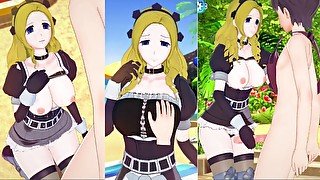 【エロゲーコイカツ！】オーバーロード ソリュシャン3DCG巨乳アニメ動画[Hentai Game Koikatsu! OVERLORD Solution Epsilon]