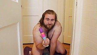 Sucking and Fucking My Rainbow Dildo Just In Time For Pride Month