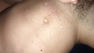 Cumshot on myself with Anal Plug First Time