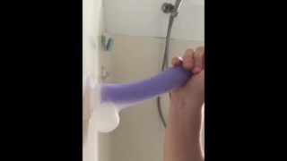 First handjob with the new dildo3