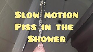 Slow - Motion Pissing In The Shower!