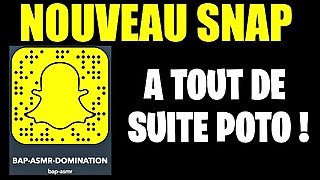 MON NOUVEAU SNAP LES POTOS !