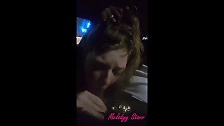 Teen lost a bet and had to suck my uber drivers dick- Melodyy Starr