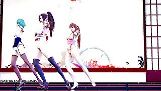 GigaReolEVO - Addiction striptease Mai Shiranui Tamaki Kasumi