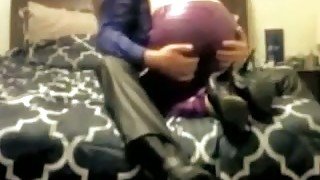 Skanky blonde chick gives me head and then I fuck her hard in a doggy position