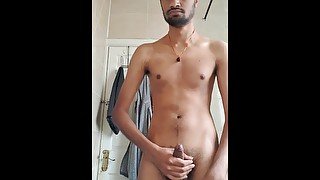 Vaibhav Naked in bathroom @