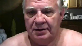 Grandpa show on webcam 2