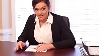 NikkiEliot School Teacher Squirts w/ HUGE Glass Dildo - CREAMY AF