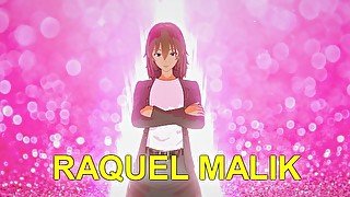 (3D Hentai) Sex with sexy teacher Raquel Malik