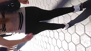 Mexican white thong see thru leggings 2