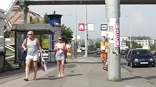 Amazing flashing clip with public scenes 3