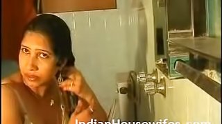 Hot Indian Bhabhi Taking Shower In Lingerie