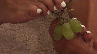 Goddesses Eat Grapes...With Their Feet!