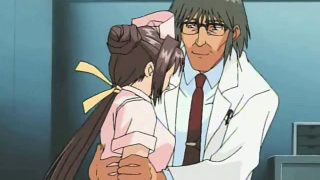 Hentai doctor uses his big tool on one of his nurses