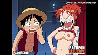 Nami Fucks Luffy for Treasure  4K60