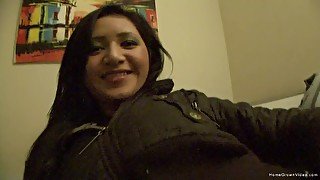 Horny girlfriend is ready to be fucked on camera