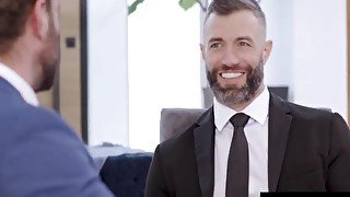 Bearded Hunks Quick Office Fuck