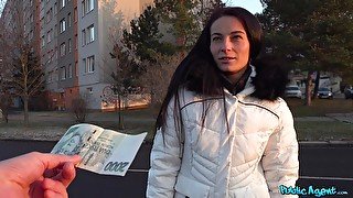 Czech babe picked up and paid for sex