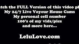 Porn VLOG behind the scenes cummy toes crotchless pantyhose boxing in heels masturbating orgasm upskirt & more... - Lelu Love