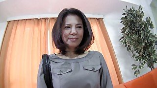 Japanese mature has been craving for sex for a long time