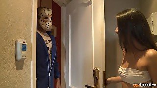 Jason Vorhees brutally fucks a pretty girl on Friday the 13th