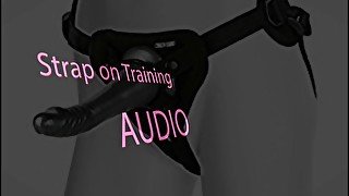 Strap on training Audio SUCK ME OFF SISSY BOI FAGGOT