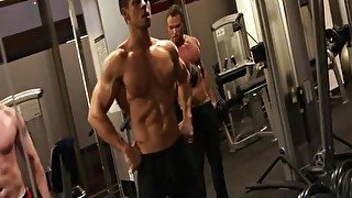 Male pornstars fitness workout