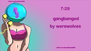 Audio: Gangbanged by Werewolves