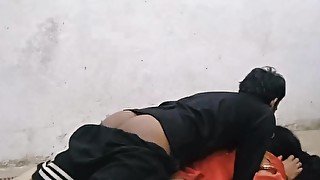 Shy Indian girl eventually gives in and shows her ass