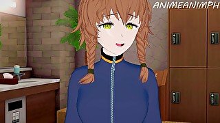 Fucking Suzuha Amane from SteinsGate Until Creampie - Anime Hentai 3d Uncensored