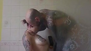 Shower suck and fuck